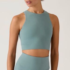 Athleta Cornflower Tea Blue Conscious Cropped Tank Top